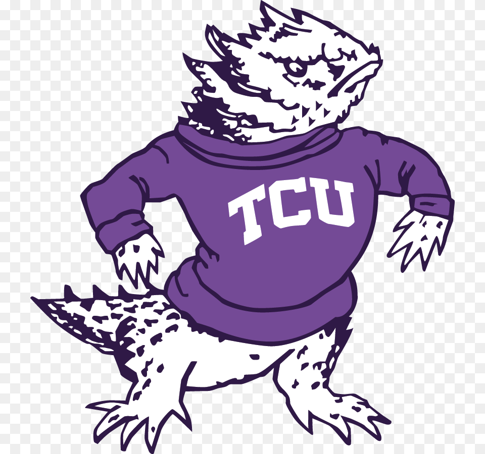 Vintage Tcu Horned Frog, Clothing, T-shirt, Baby, Person Png Image