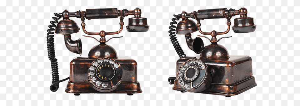 Vintage Telephone Electronics, Phone, Dial Telephone Free Transparent Png