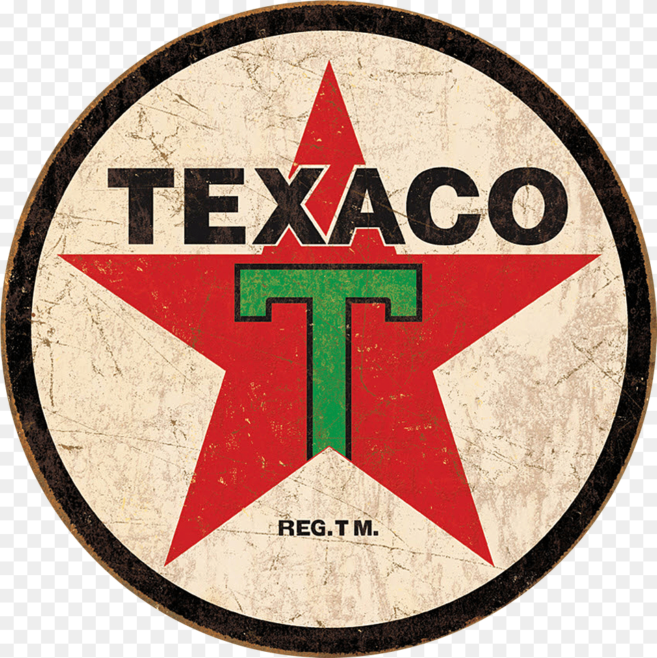 Vintage Texaco Gasoline Sign Png