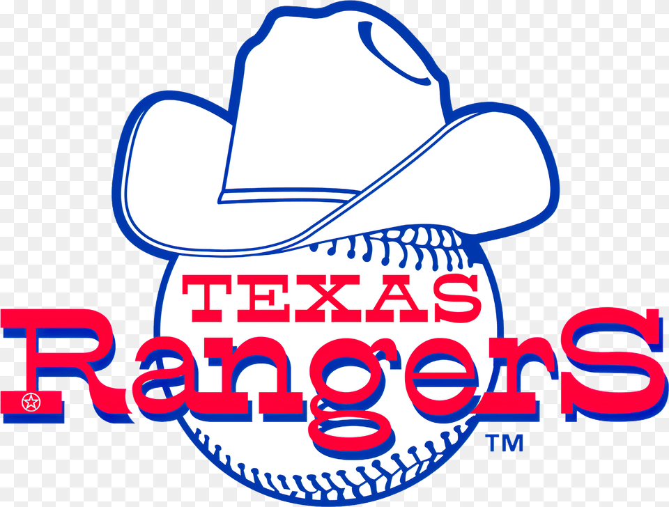 Vintage Texas Rangers Logo, Clothing, Cowboy Hat, Hat Png