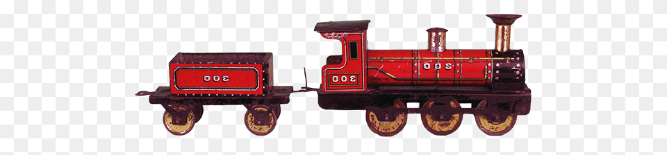 Vintage Tin Toy Train, Locomotive, Railway, Transportation, Vehicle Free Png