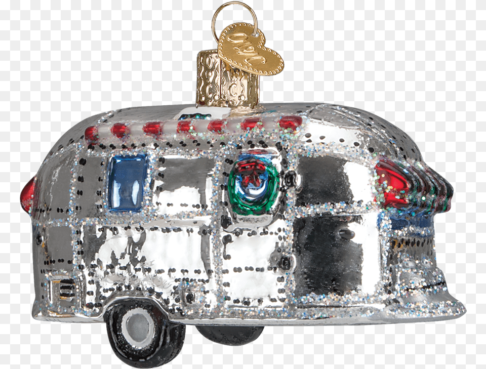Vintage Trailer Ornament Christmas Ornament, Treasure, Machine, Wheel, Accessories Free Png Download