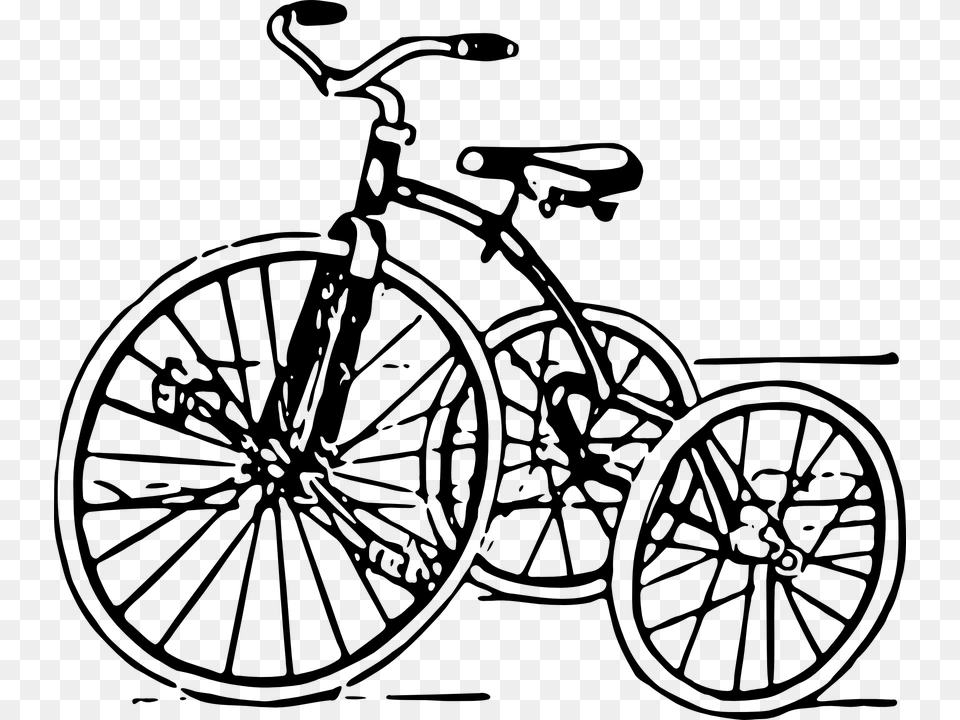 Vintage Tricycle Toy, Machine, Spoke, Transportation, Vehicle Free Png Download