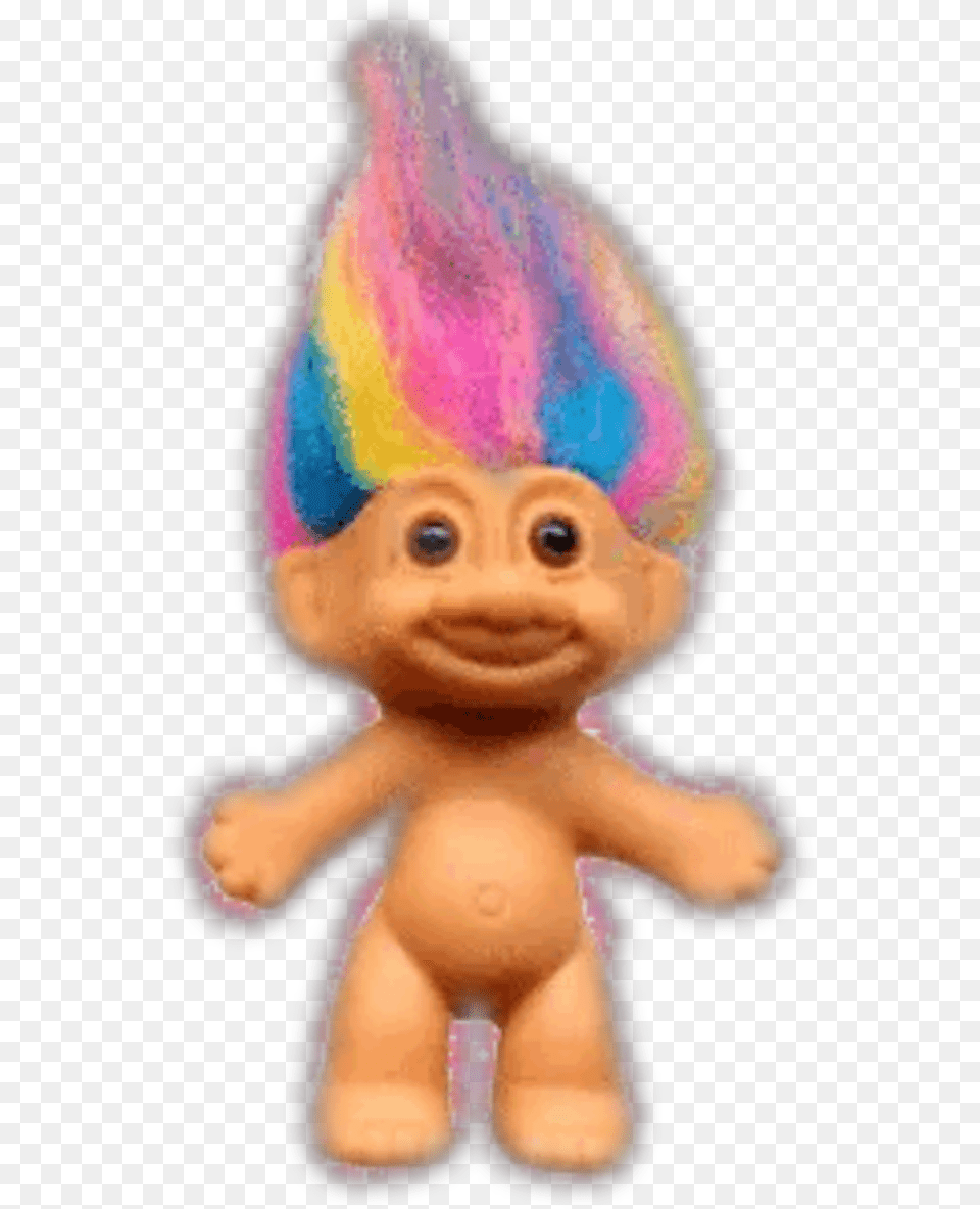 Vintage Troll Trolls Doll Rainbow Troll Doll Transparent Background, Toy, Baby, Person Png