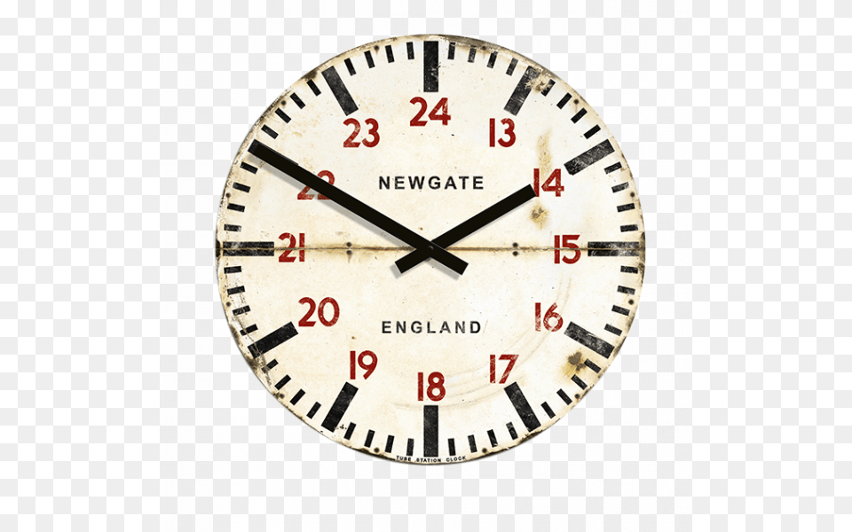 Vintage Tube Station Clock Newgate Clocks Newgate Tube Station Wall Clock D, Analog Clock, Wall Clock, Wristwatch Png