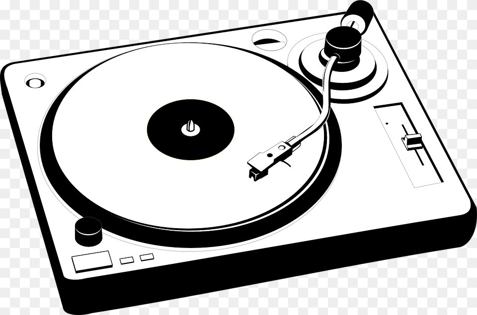 Vintage Turntable Clipart, Cd Player, Electronics, Hockey, Ice Hockey Free Png Download