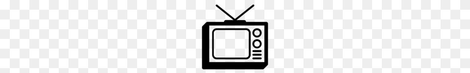 Vintage Tv Set Vector Clipart Clip Art, Computer Hardware, Electronics, Hardware, Monitor Png Image