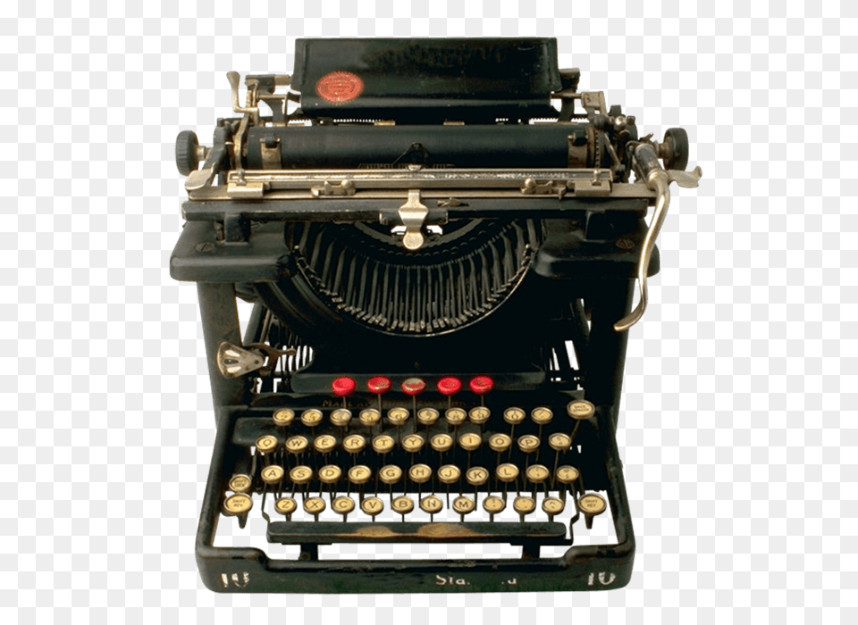 Vintage Typing Machine, Computer Hardware, Electronics, Hardware, Gun Free Png Download