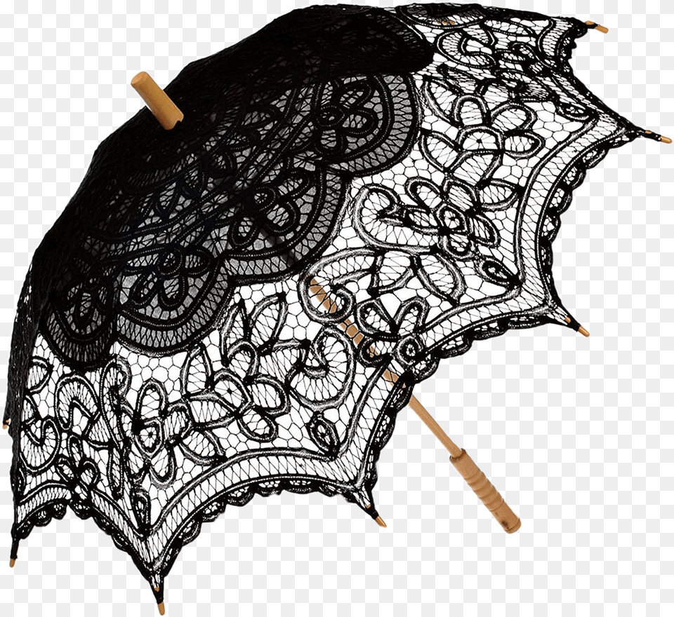 Vintage Umbrella Black Parasol, Canopy Free Png Download