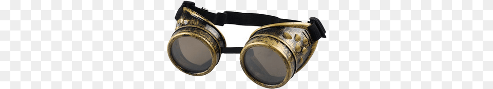 Vintage Victorian Style Steampunk Welding Goggles Steampunk Glasses, Accessories, Jewelry, Locket, Pendant Png Image