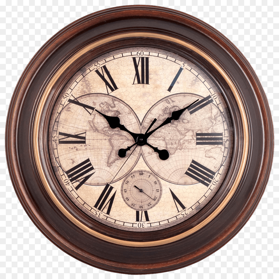 Vintage Wall Clock, Wall Clock, Analog Clock Png Image
