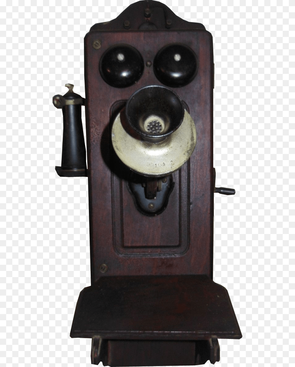 Vintage Wall Mount Telephone Image Antique Wall Mount Phone Electronics, Speaker Free Transparent Png