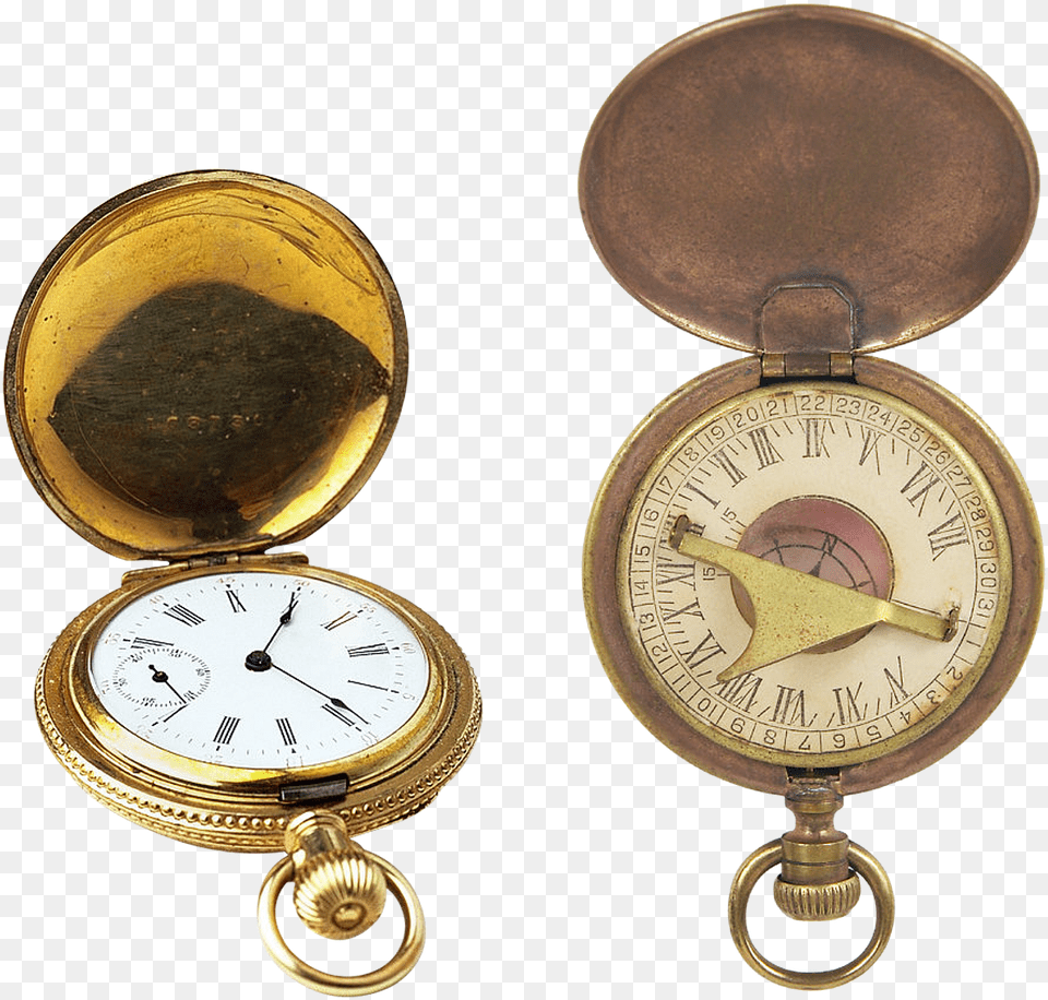 Vintage Watch Pocket Watch Gold Watch Old Unique Vintage Watch, Compass Free Png