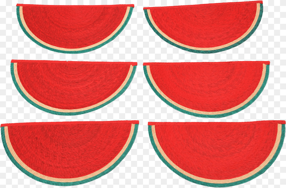 Vintage Watermelon Slice Placemats Circle Free Transparent Png