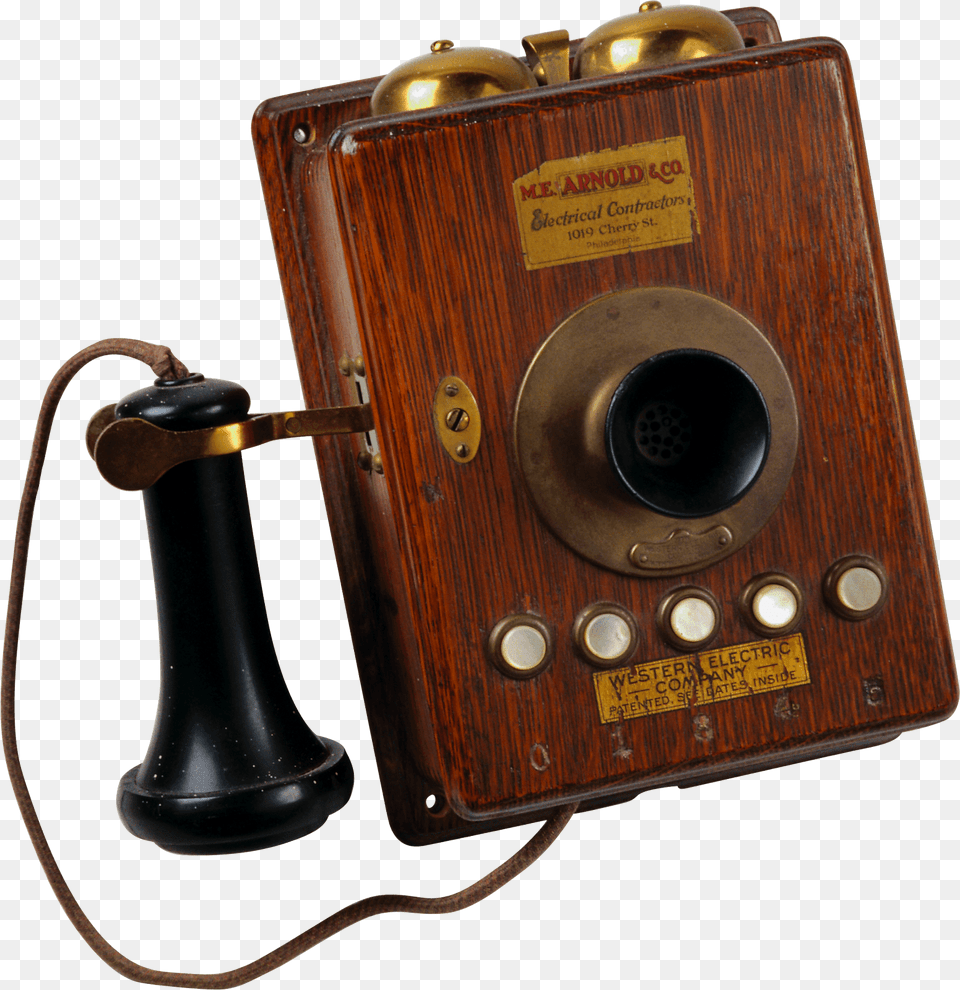 Vintage Western Electric Phone, Electronics, Dial Telephone Png Image