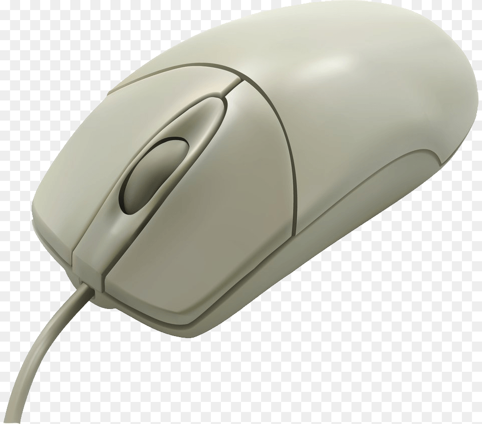 Vintage White Computer Mouse, Computer Hardware, Electronics, Hardware Png Image