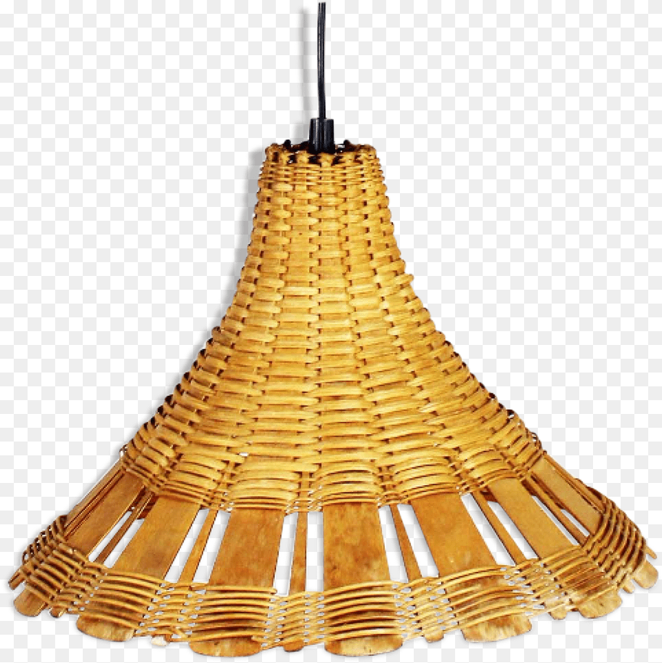 Vintage Wicker Hanging Lamp Chinese Hatsrc Https Ceiling Fixture, Chandelier, Lampshade Free Png Download