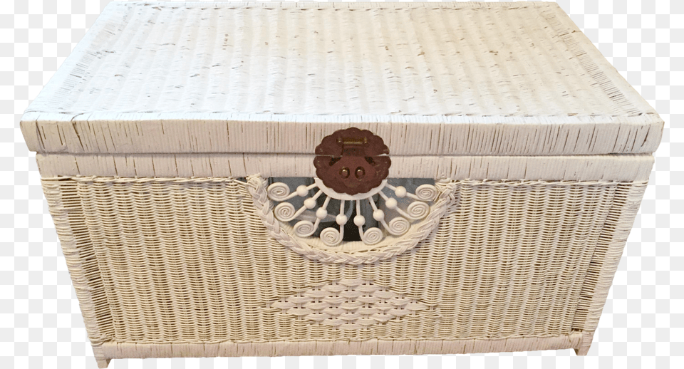 Vintage Wicker Trunks, Box, Furniture Free Png