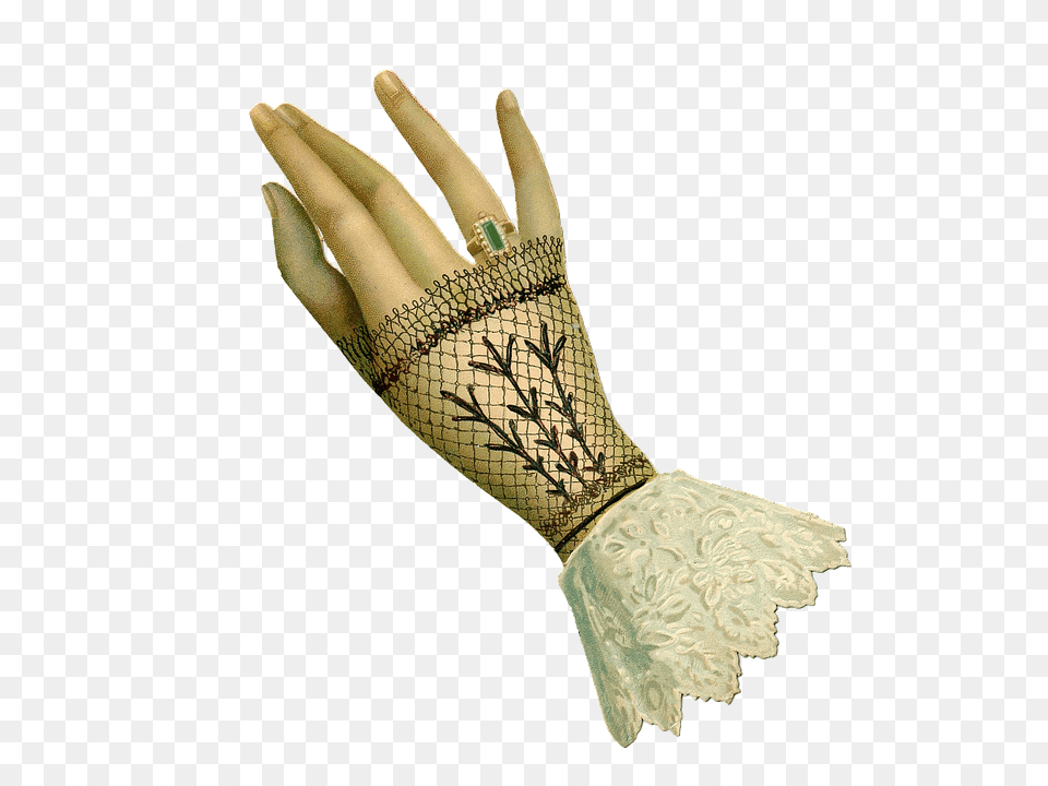 Vintage Woman Hand, Clothing, Glove Free Transparent Png