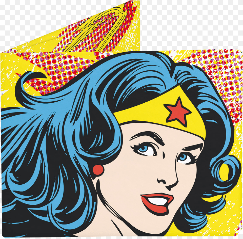 Vintage Wonder Woman Clip Freeuse Stock Old Comic Book Wonder Woman, Comics, Publication, Person, Art Png Image