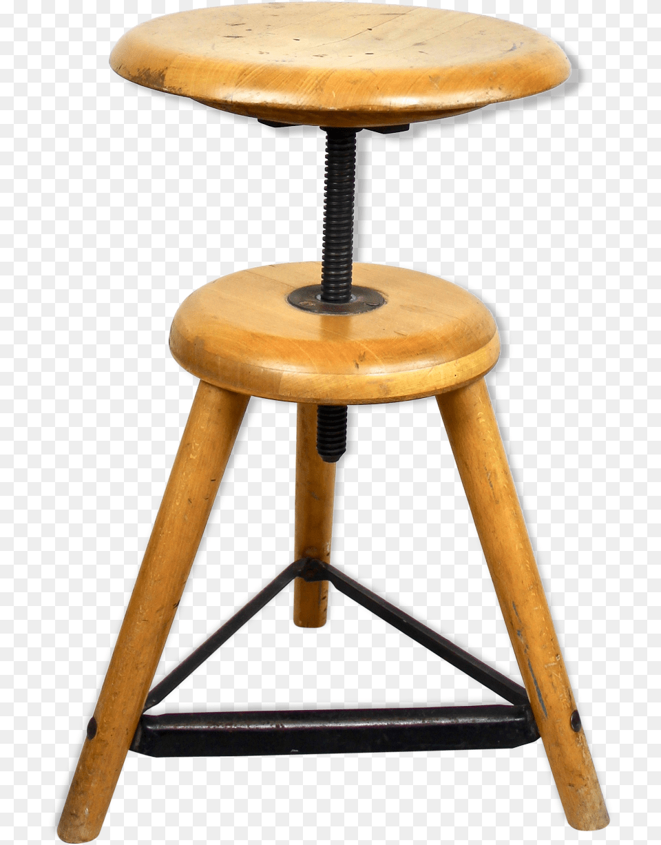 Vintage Workshop Stoolsrc Https Bar Stool, Bar Stool, Furniture Free Png