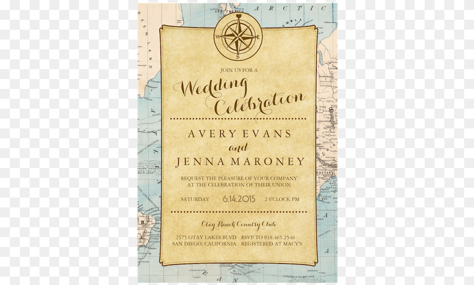Vintage World Travel Map Wedding Invitation From 3 Convite De Aniversario Tema Viagem, Book, Publication, Page, Text Png