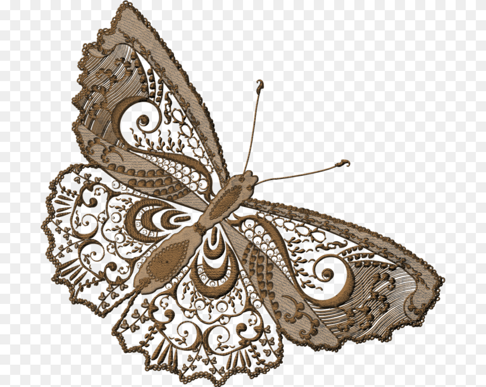 Vintazhnie Kartinki V, Lace, Animal, Insect, Invertebrate Free Png