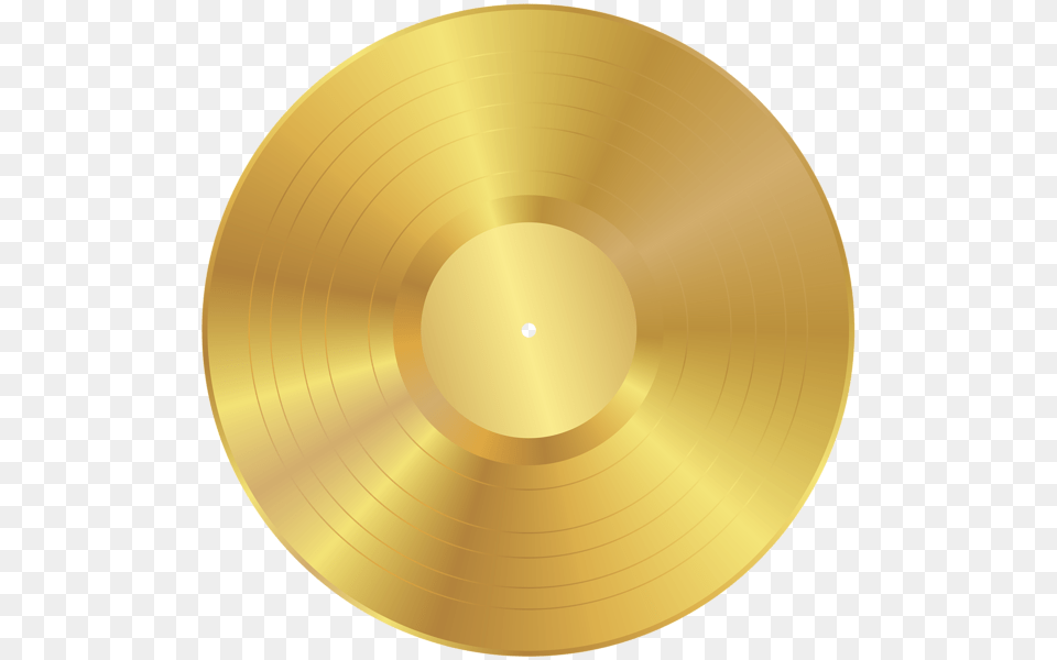 Vinyl, Disk, Gold Free Png Download