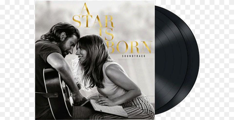 Vinyl A Star Is Born Ost Star Is Born Lp, Adult, Female, Male, Man Free Png