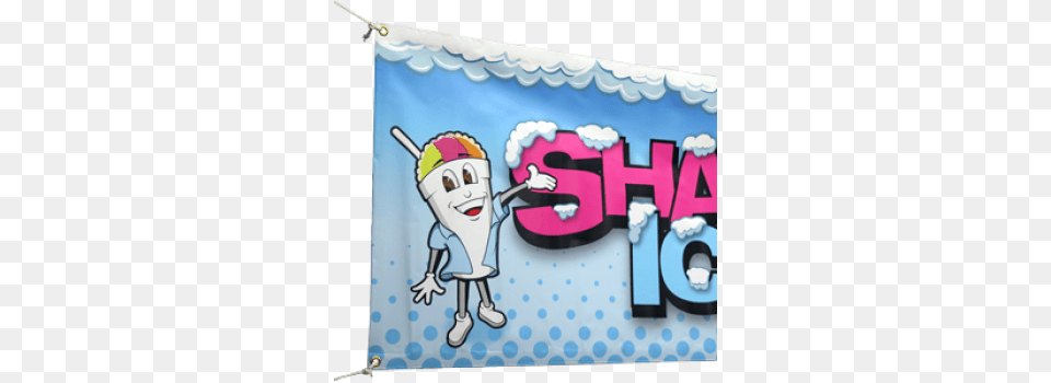Vinyl Banners Shave Ice, Text, Banner, Book, Comics Free Png Download
