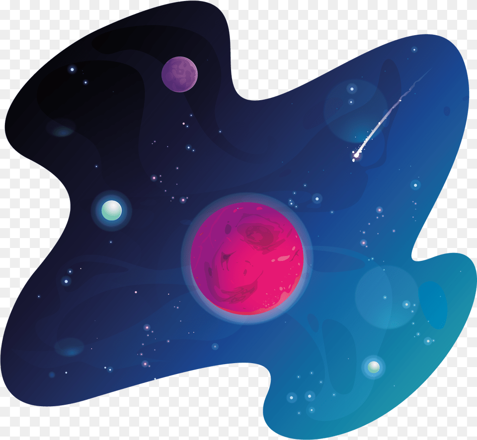 Vinyl Bedroom Outer Space View Galaxy Dot, Nature, Night, Outdoors, Disk Free Png