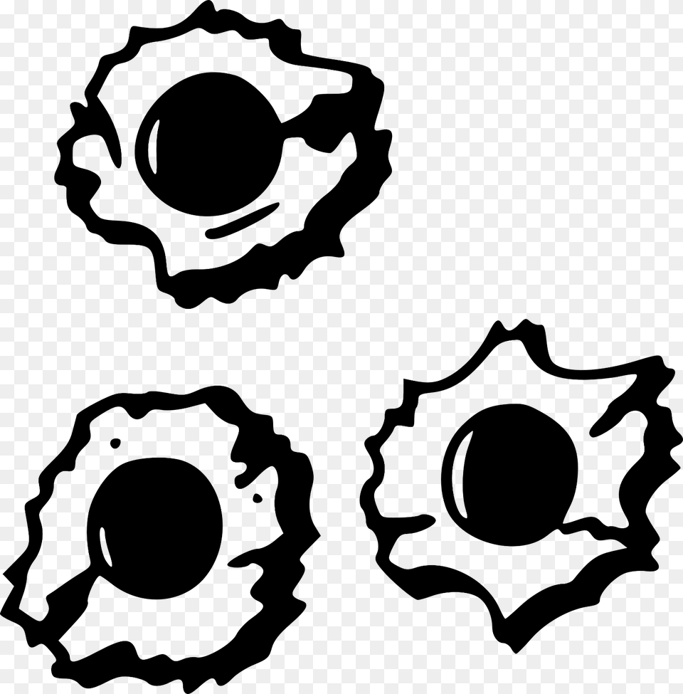 Vinyl Bullet Hole Decals, Gray Free Transparent Png