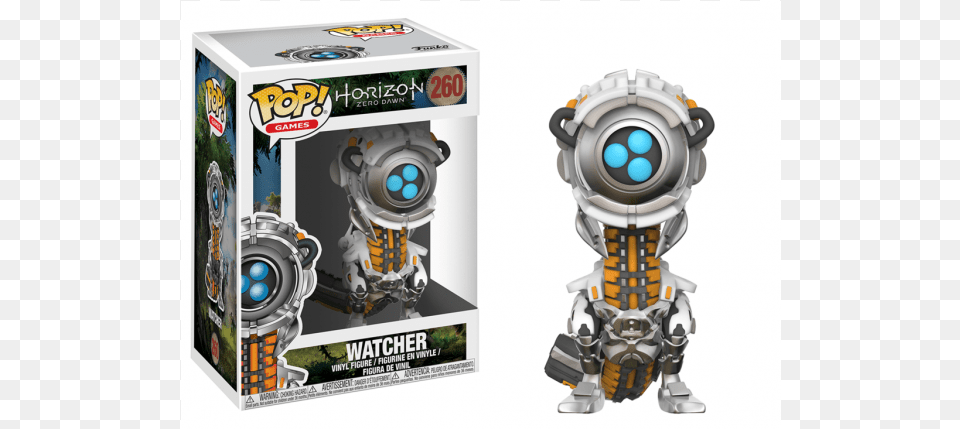 Vinyl Games Horizon Zero Dawn Watcher Figure No 260 Horizon Zero Dawn Pop, Robot, Baby, Person Png Image