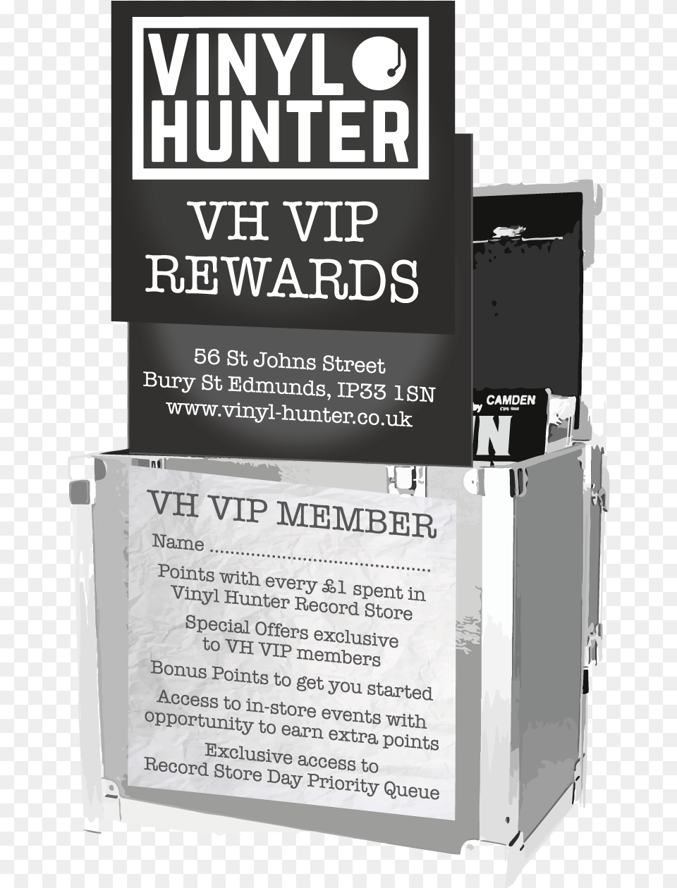 Vinyl Hunter Vip Club Don T Care, Advertisement, Poster, Scoreboard Png