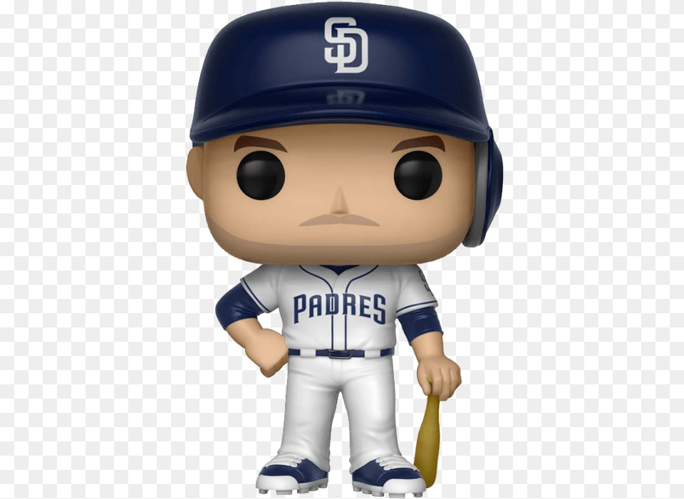 Vinyl Mlb San Diego Padres Mike Trout Funko Pop, People, Person, Helmet, Team Free Png Download