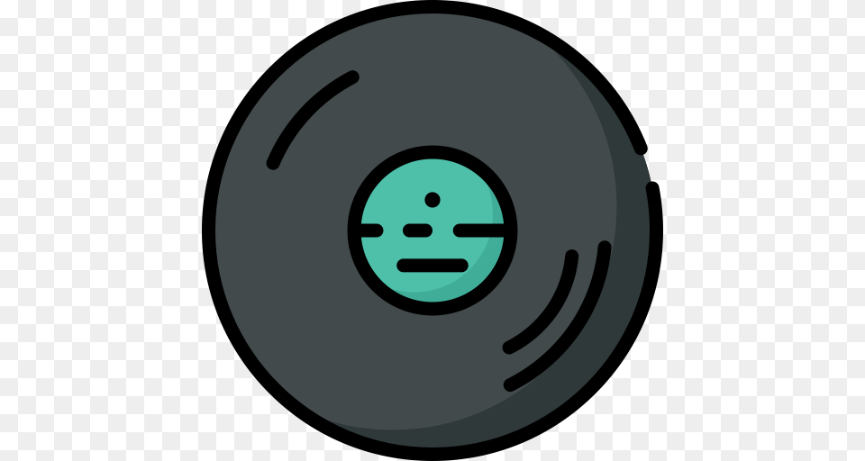 Vinyl Music Musical Icon With And Vector Format For, Sphere, Disk Free Png