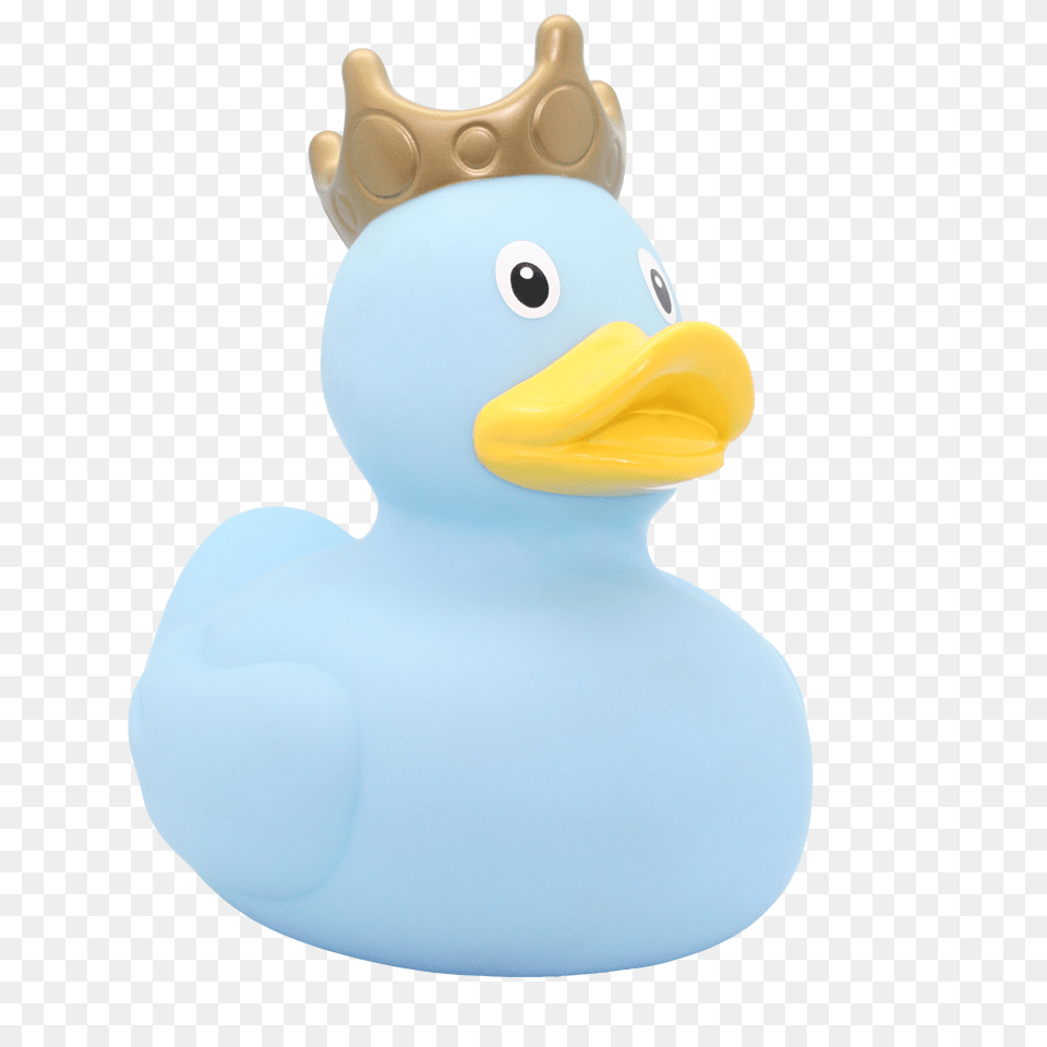Vinyl Personalised Xxl Blue Rubber Duck With Crown 25 Cm By Lilalu Rubber Ducky Blue, Nature, Outdoors, Snow, Snowman Free Png