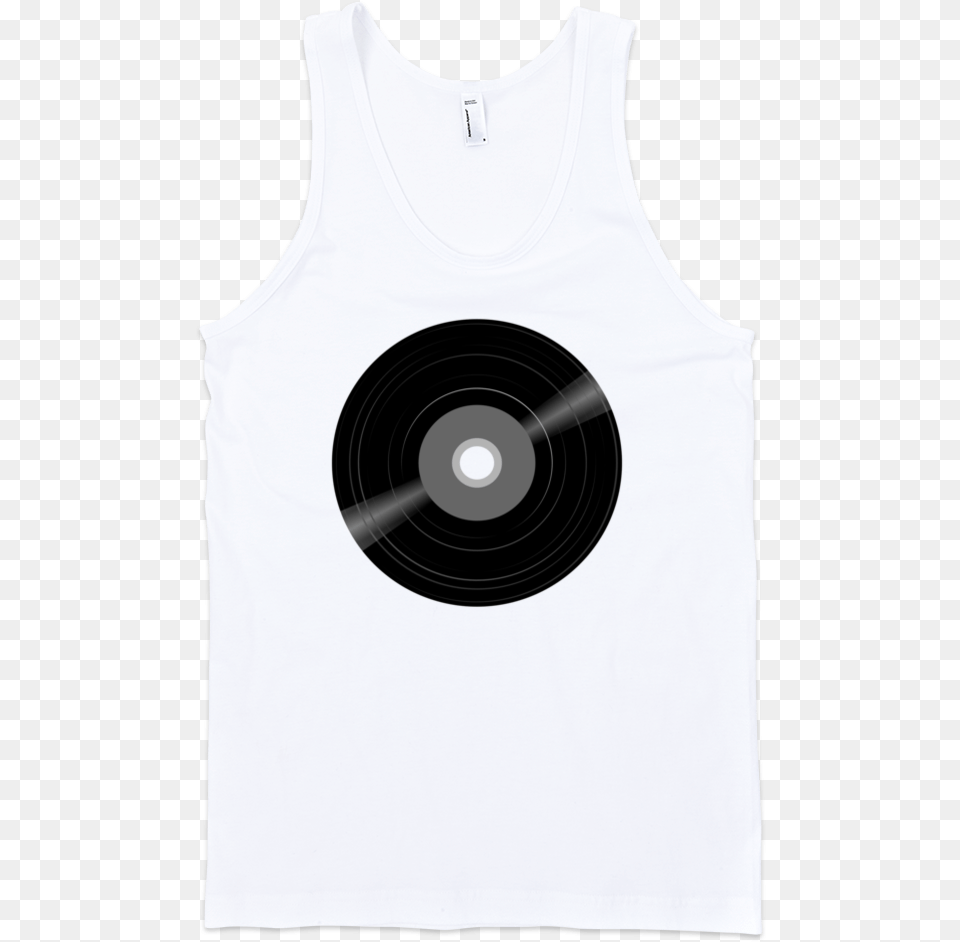 Vinyl Record Fine Jersey Tank Top Unisex By Girl Shirt Transparent Background, Clothing, Undershirt, Tank Top Free Png