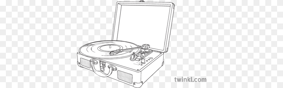 Vinyl Record Player Stereo Sound Vintage Hispter Music Circle, Electronics Png