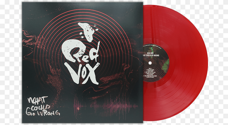 Vinyl Record Red Vox Album Cover, Disk, Dvd Free Png