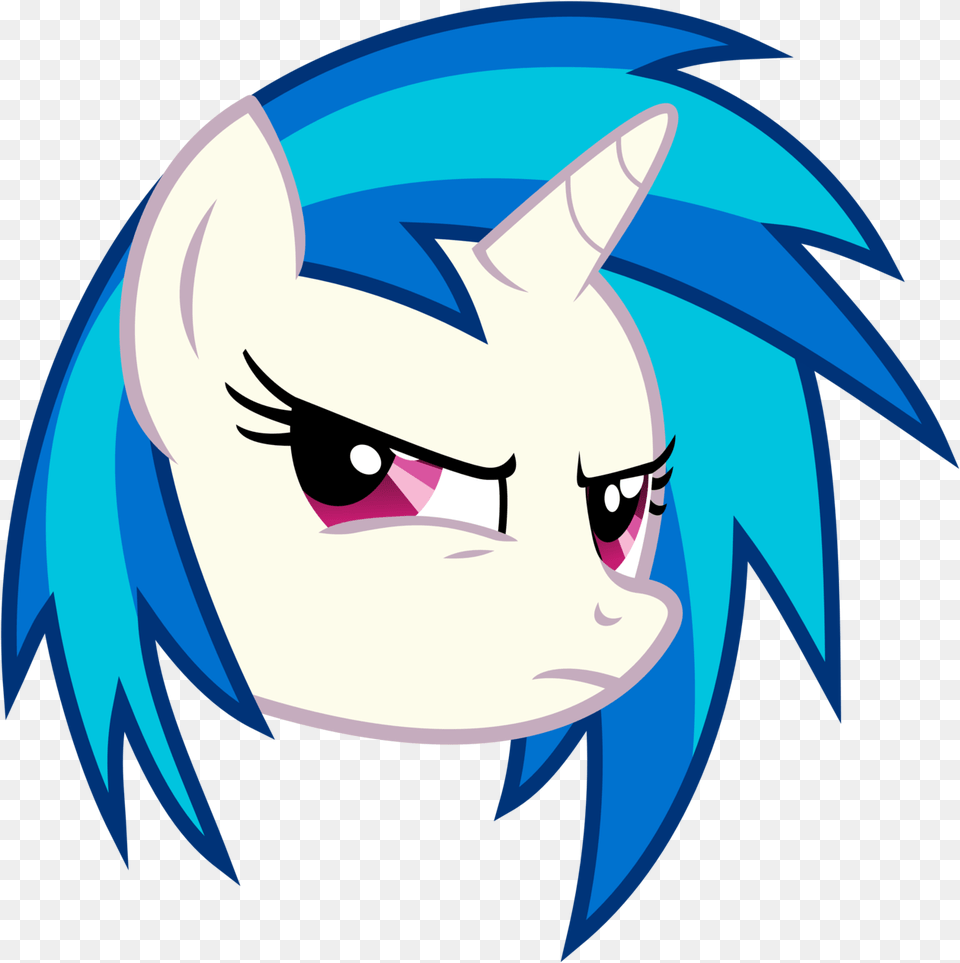 Vinyl Scratch Mad Vinyl Scratch Head, Book, Comics, Publication, Anime Png Image