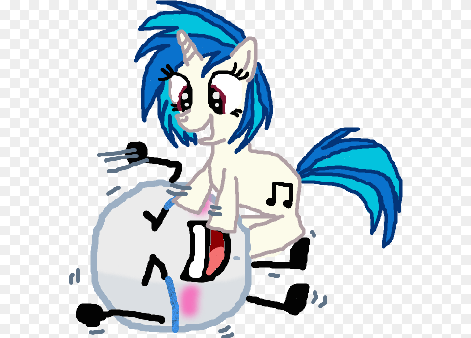 Vinyl Scratch Tickle Snowball By Thedrksiren Cartoon, Book, Comics, Publication, Baby Free Png Download