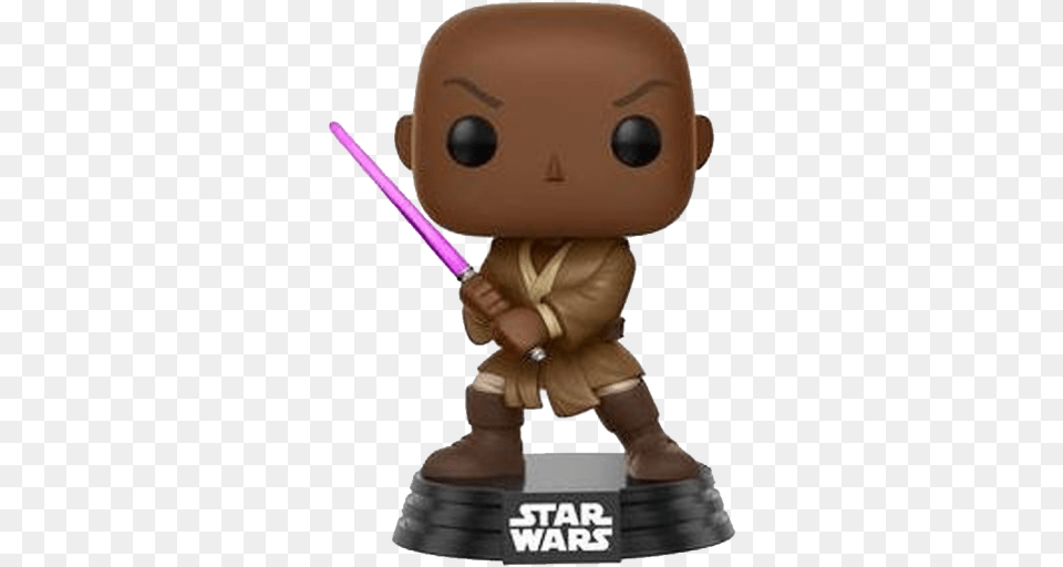 Vinyl Star Wars Funko Pop Mace Windu, Baby, Person, Figurine Free Png Download