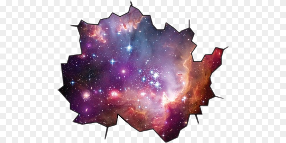 Vinyl Wall Hole Outer Space Stars Galaxy Space Copyright, Astronomy, Nebula, Outer Space, Bonfire Free Png Download