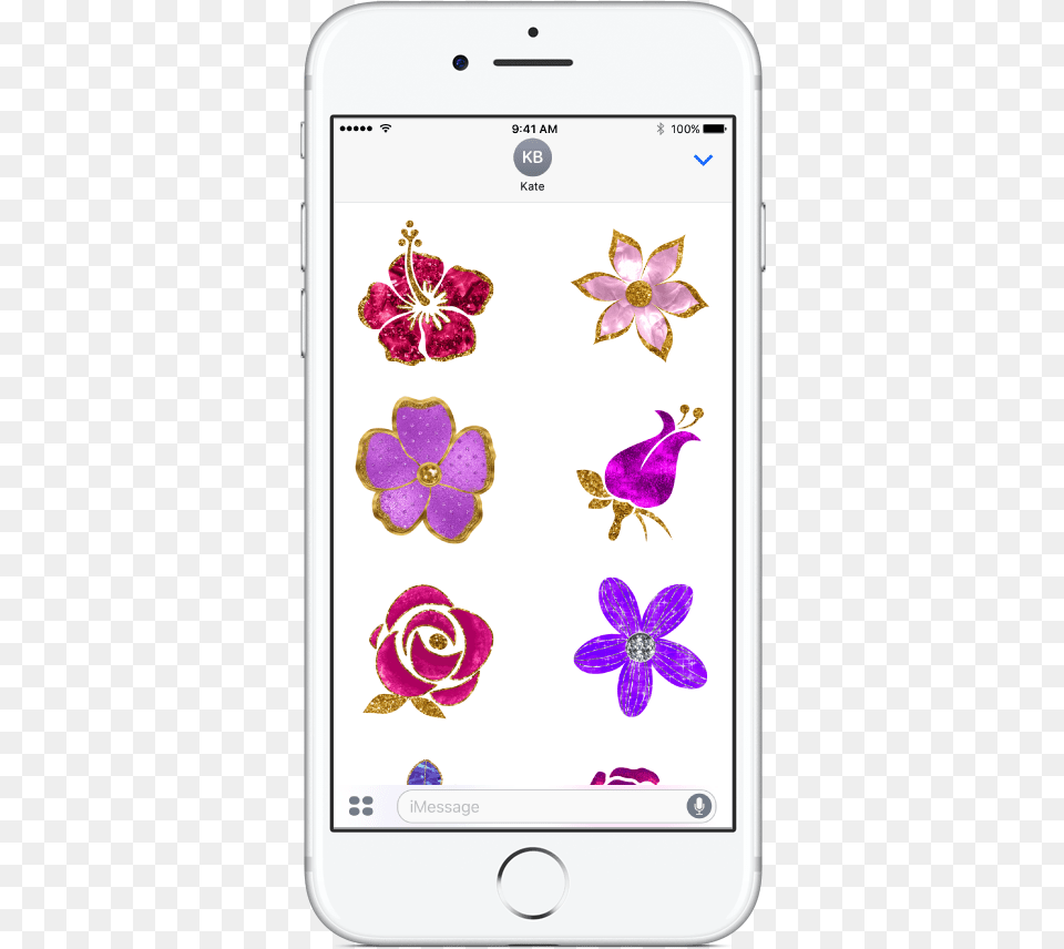 Viola, Electronics, Mobile Phone, Phone, Flower Free Png Download