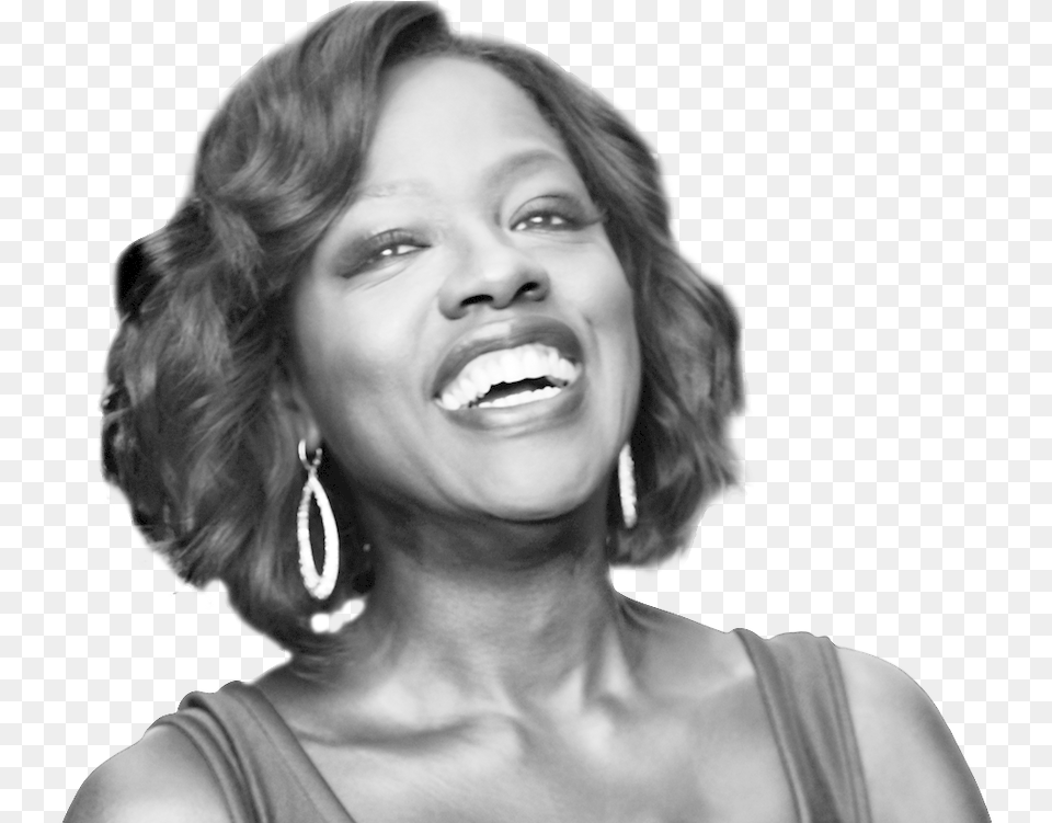 Viola Davis Black And White, Accessories, Portrait, Photography, Person Free Png Download