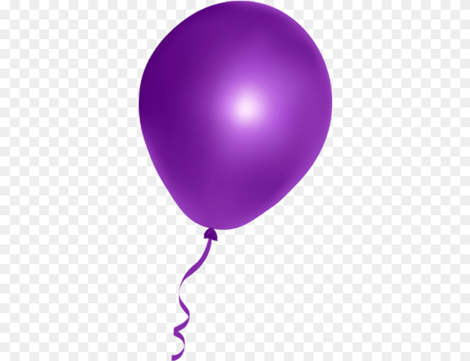 Violet Balloon With Ribbon Balloon Purple, Astronomy, Moon, Nature, Night Png Image