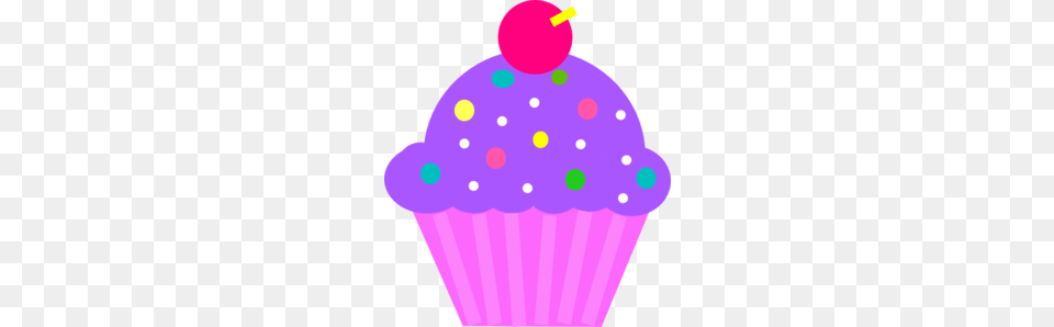 Violet Clipart Cupcake, Cake, Cream, Dessert, Food Free Transparent Png