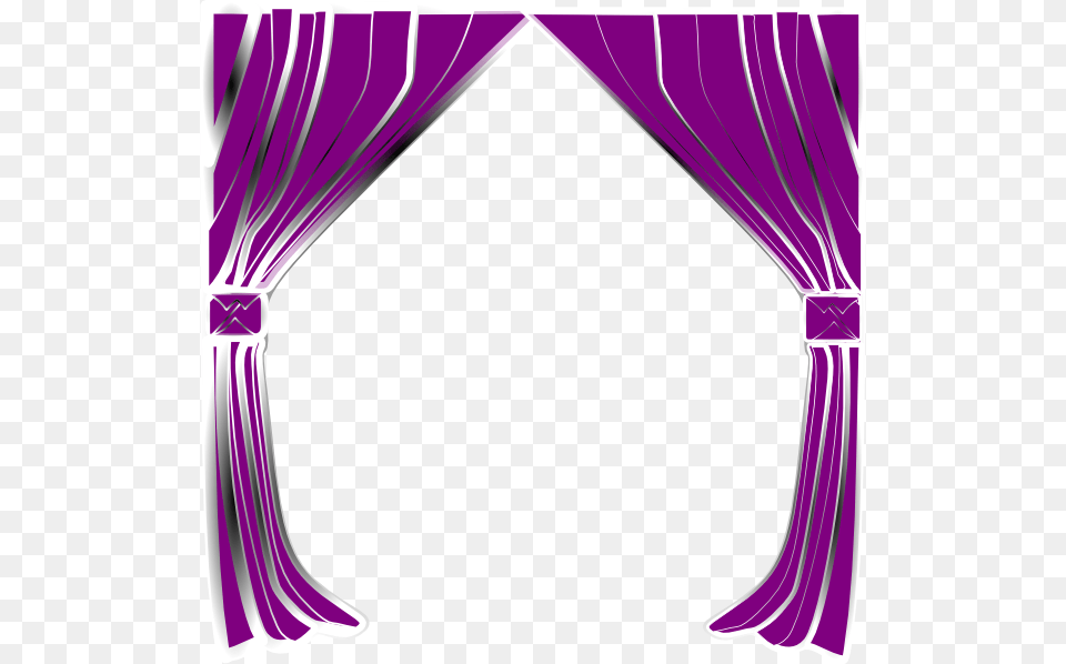 Violet Clipart Curtain Pink Curtain Clipart, Purple Png Image