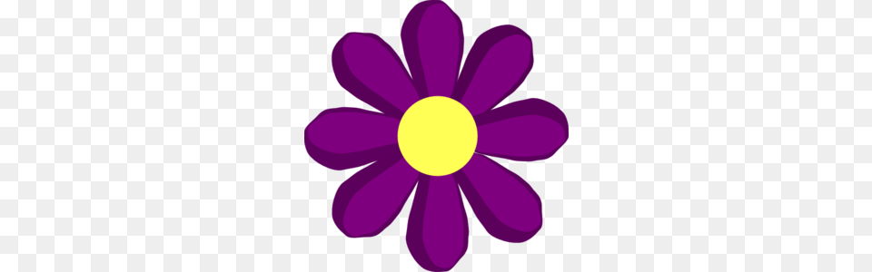 Violet Clipart Floral, Anemone, Daisy, Flower, Petal Png Image